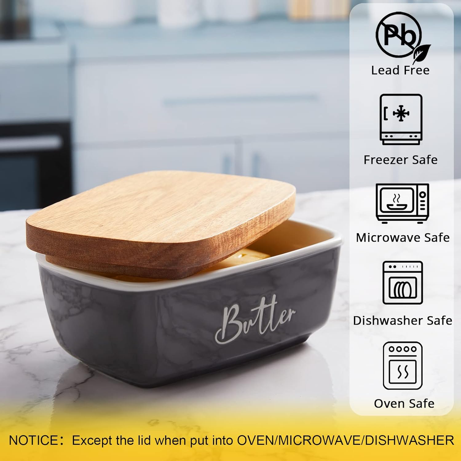 Butter Dish, Butter Dish with Lid, Butter Keeper with Lid Butter Dish, Butter Dish with Lid, Butter Keeper with Lid